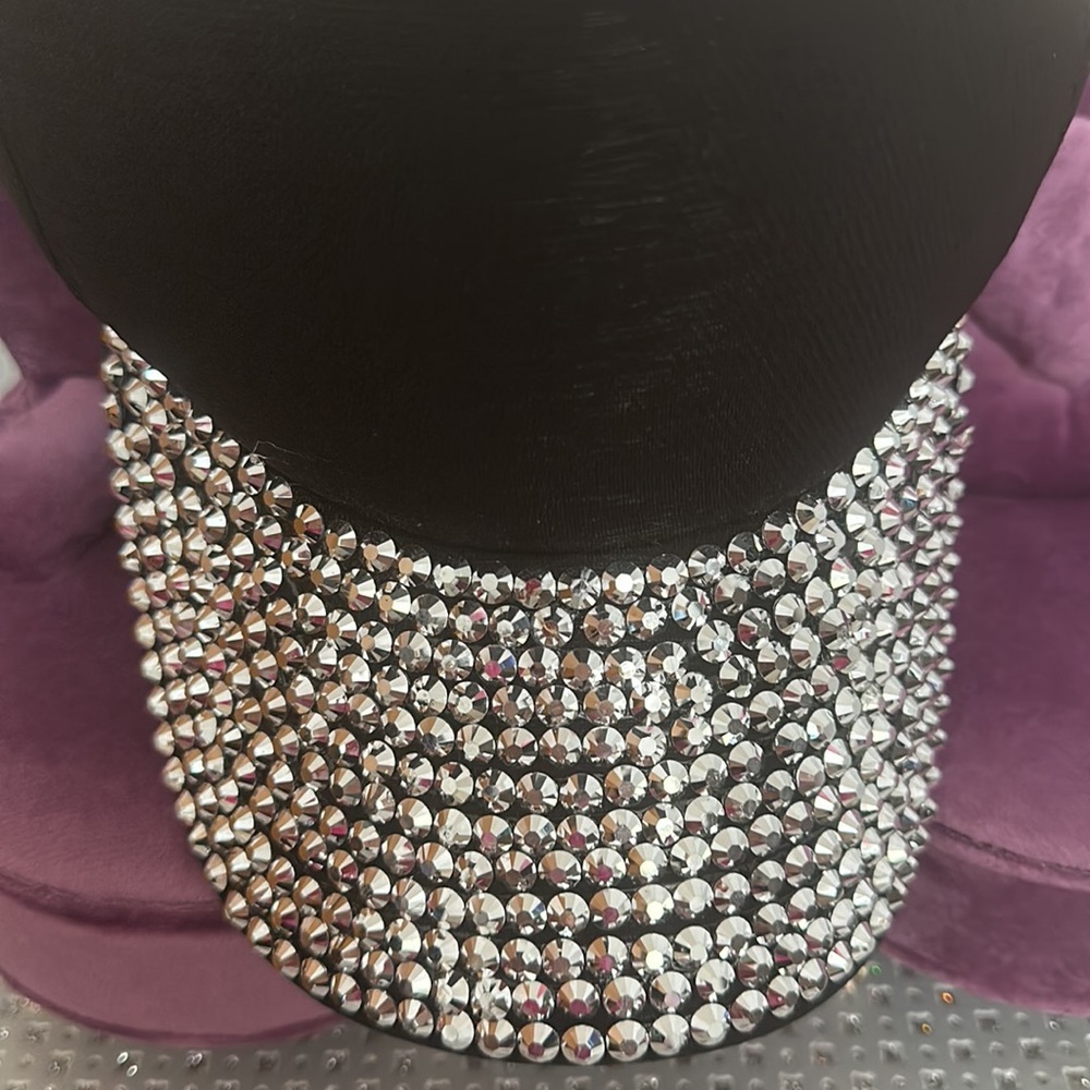 Pearl and Rhinestone Baseball Cap NWOT - Picture 7 of 7